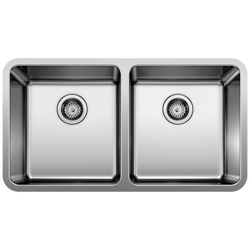 Blanco 442768 Formera 33" 50/50 Double Bowl Undermount Stainless Steel Kitchen Sink