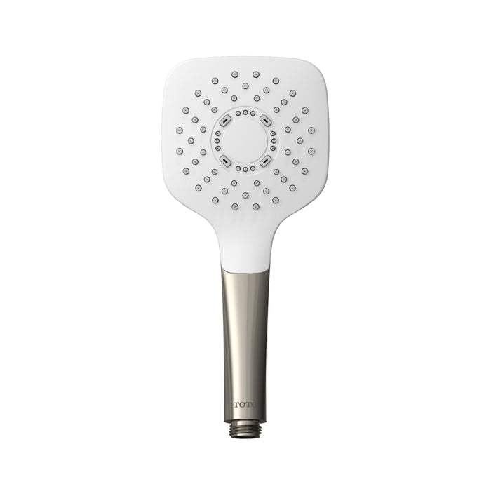 TOTO TBW02010U4#PN G Series 1.75 GPM Single Spray 4" Square Handshower with Comfort Wave Polished Nickel