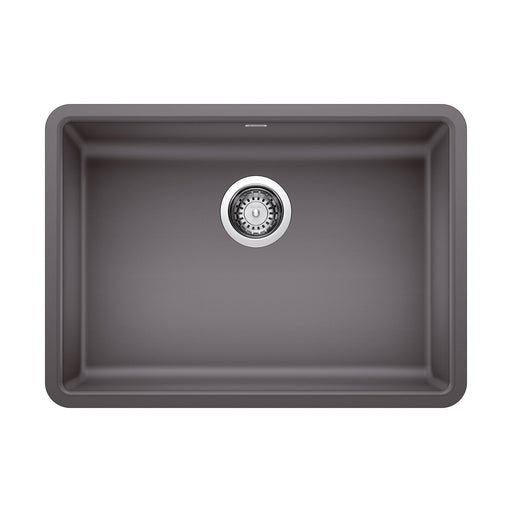 Blanco 442539 Precis SILGRANIT 25" ADA Single Bowl Undermount Kitchen Sink - Cinder