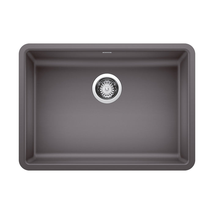 Blanco 442539 Precis SILGRANIT 25" ADA Single Bowl Undermount Kitchen Sink - Cinder