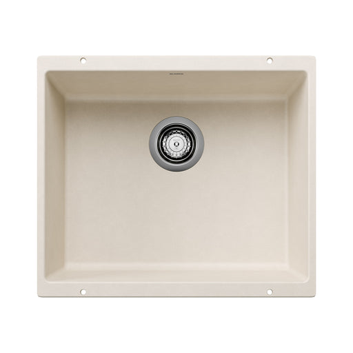 Blanco 527405 Precis SILGRANIT 21" Single Bowl Undermount Kitchen Sink - Soft White