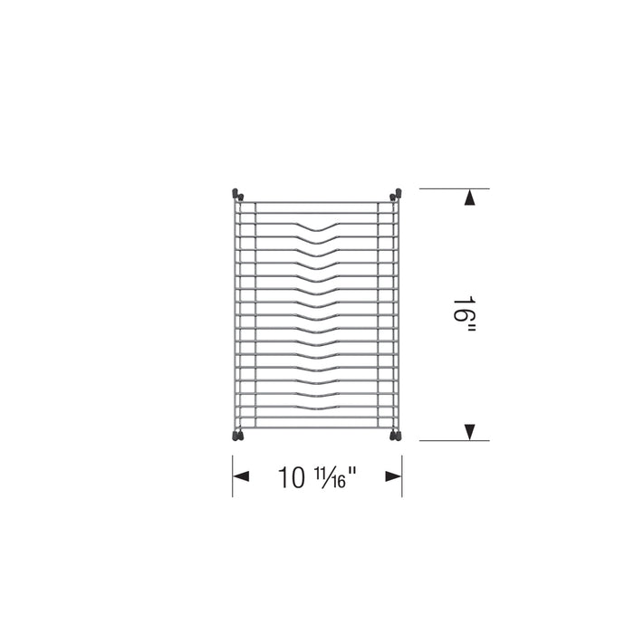 Blanco 236432 Stainless Steel Floating Dish Rack for Diamond 50/50 Sinks