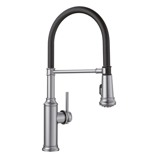 Blanco 442509 Empressa Semi-Pro Pull-Down Dual-Spray Kitchen Faucet - PVD Steel