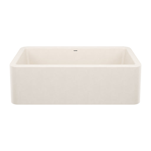 Blanco 443077 Ikon SILGRANIT 33" Single Bowl Apron-Front Farmhouse Sink - Soft White