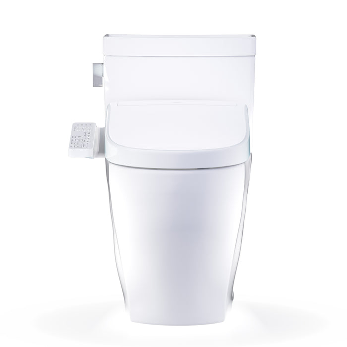 TOTO MW6243346CEFG#01 Legato One-Piece Elongated Universal Height Toilet with Washlet S2 Bidet Seat