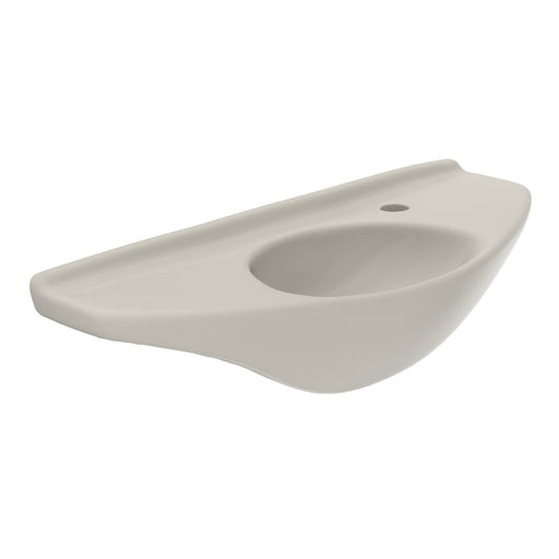 TOTO Oval Wall-Mount Bathroom Sink with CeFiONtect, Sedona Beige - LT650G#12