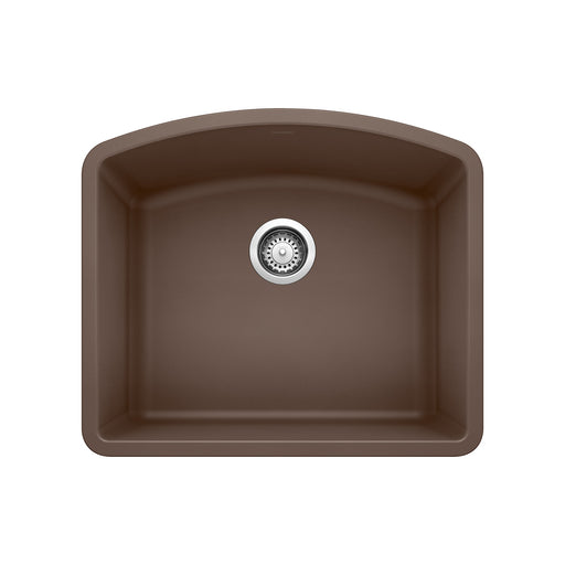 Blanco 440172 Diamond SILGRANIT 24" Single Bowl Undermount Kitchen Sink - Cafe