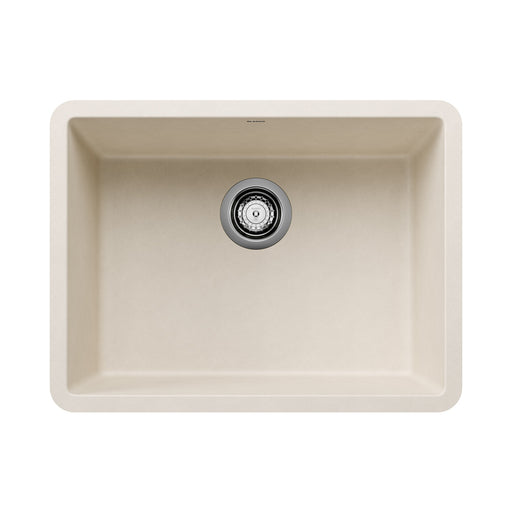 Blanco 527402 Precis SILGRANIT 24" Single Bowl Undermount Kitchen Sink - Soft White