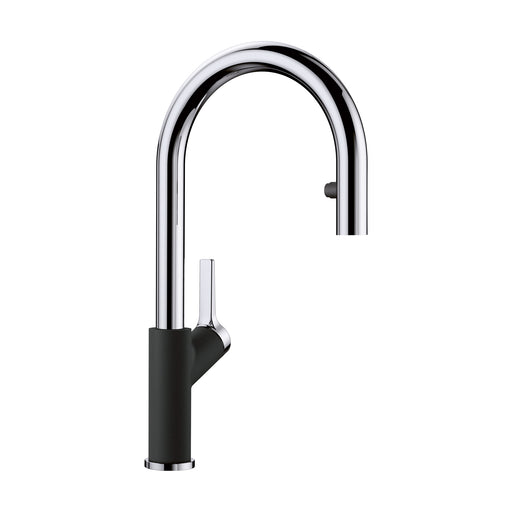 Blanco 526398 Urbena Pull-Down Dual-Spray Kitchen Faucet - Chrome/Coal Black