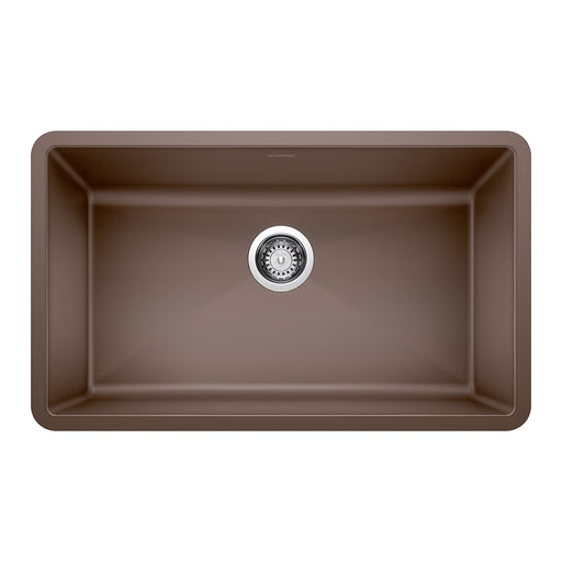 Blanco 440147 Precis SILGRANIT 32" Super Single Undermount Kitchen Sink - Cafe