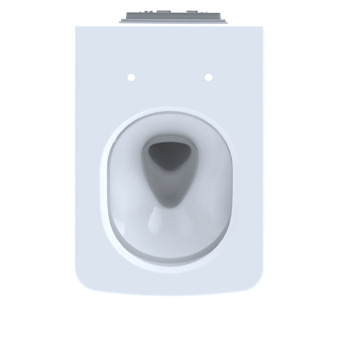 TOTO CT449CFG#01 SP Wall-Hung Square-Shaped Dual Flush Toilet with CEFIONTECT