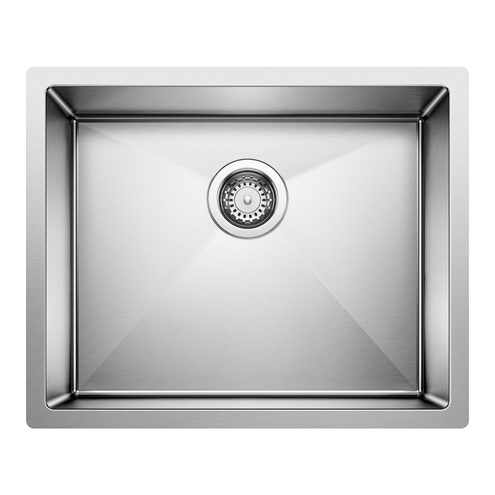 Blanco 516223 Precision R10 22" Single Bowl Undermount Stainless Steel Kitchen Sink