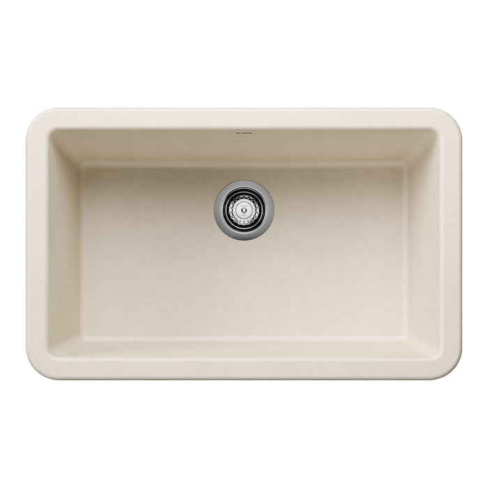 Blanco 443076 Ikon SILGRANIT 30" Single Bowl Apron-Front Farmhouse Sink - Soft White