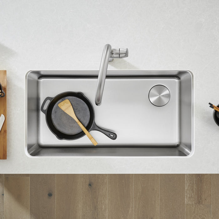 Blanco 442763 Formera 33" Super Single Undermount Stainless Steel Kitchen Sink