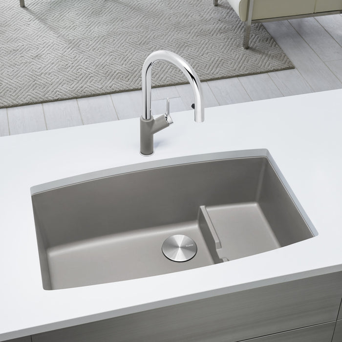 Blanco 441291 Performa Cascade SILGRANIT 32" Single Bowl Undermount Kitchen Sink in Truffle