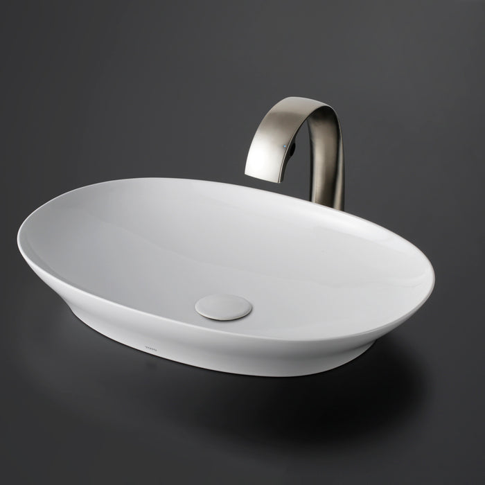 TOTO TLP01701U#BN ZN 1.1 GPM Electronic Touchless Bathroom Faucet with Soft Flow, Brushed Nickel