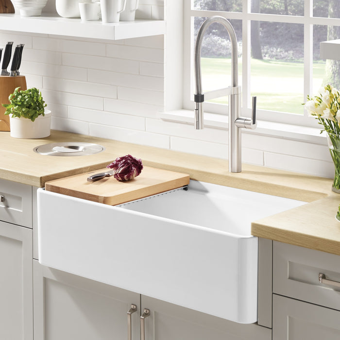 Blanco 523026 Profina 36" Single Bowl Apron-Front Fireclay Farmhouse Sink - White
