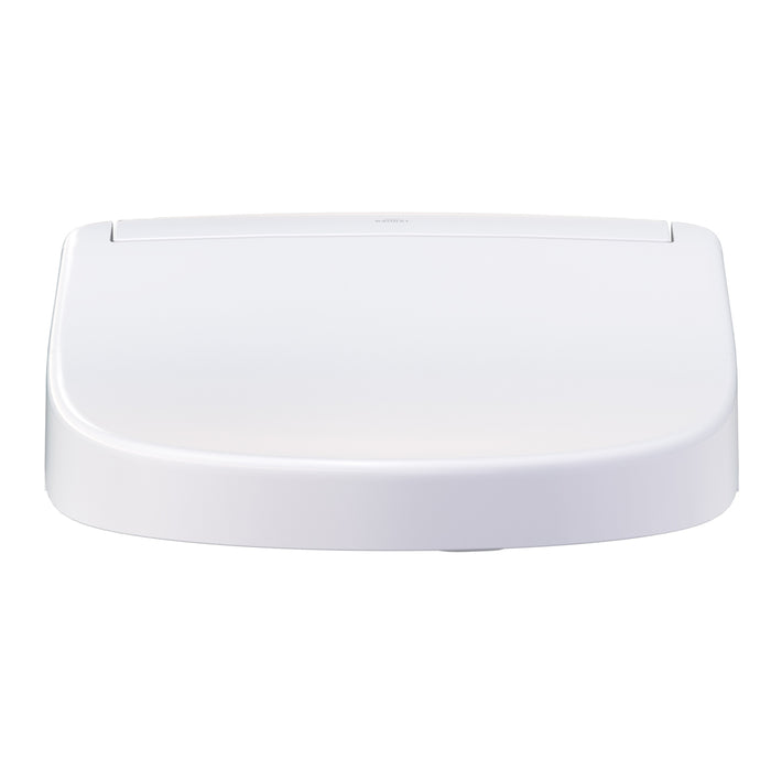 TOTO SW3445#01 Washlet S5 Electronic Bidet Toilet Seat with Water Heating, Round, Cotton White
