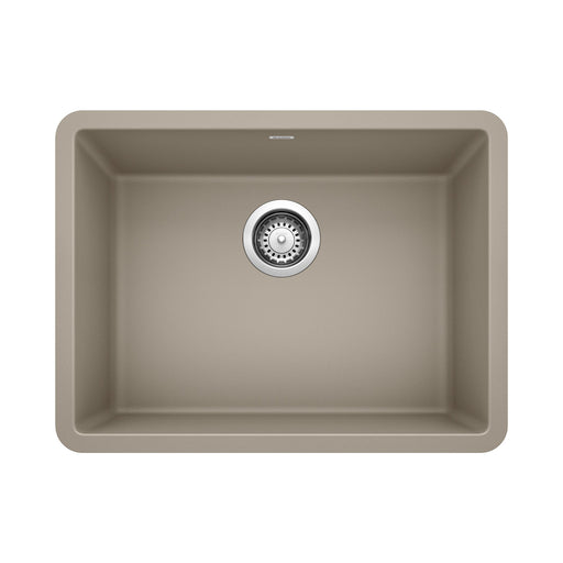Blanco 522417 Precis SILGRANIT 24" Single Bowl Undermount Kitchen Sink - Truffle