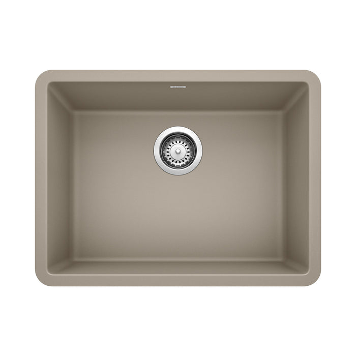 Blanco 522417 Precis SILGRANIT 24" Single Bowl Undermount Kitchen Sink - Truffle