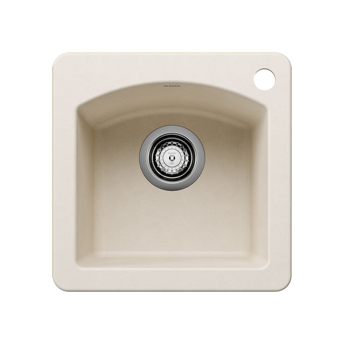 Blanco 443070 Diamond SILGRANIT 15" Dual Mount Bar Sink - Soft White