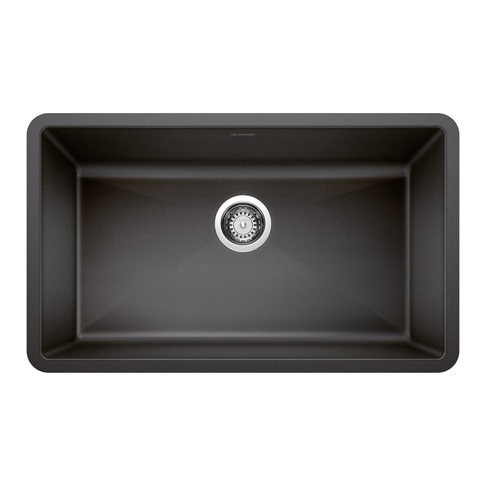 Blanco 440149 Precis SILGRANIT 32" Super Single Undermount Kitchen Sink - Anthracite