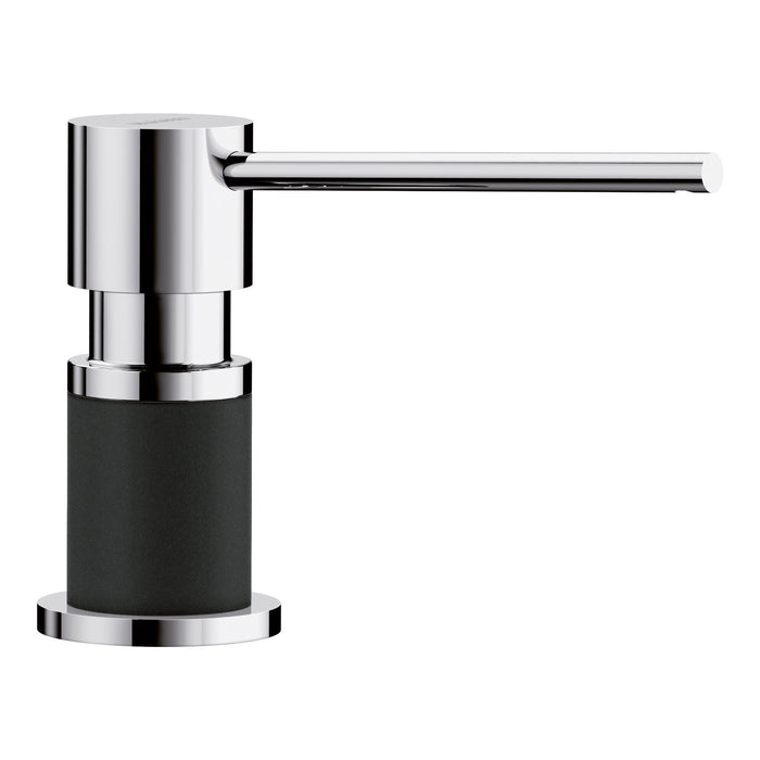 Blanco 402574 Lato Soap Dispenser - Chrome/Coal Black