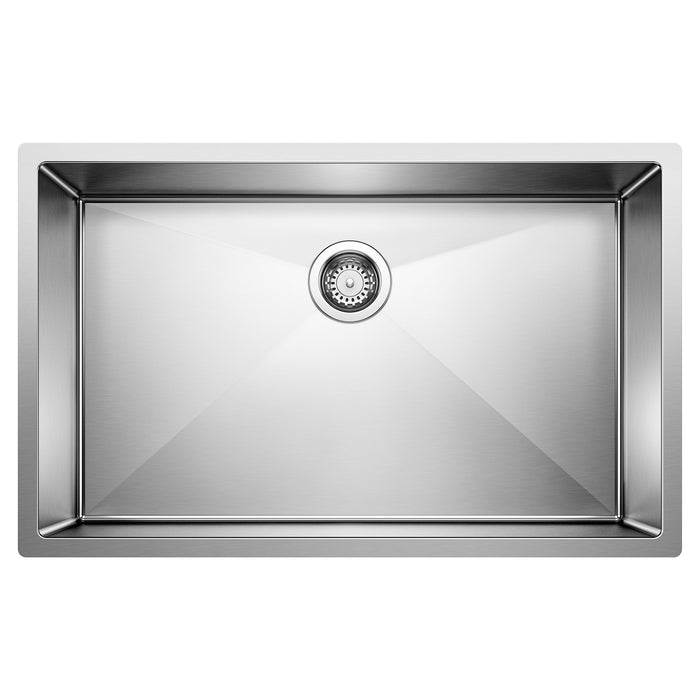 Blanco 513686 Precision R10 32" Single Bowl Undermount Stainless Steel Kitchen Sink