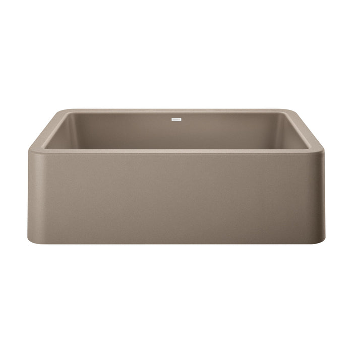 Blanco 401988 Ikon SILGRANIT 33" Single Bowl Apron-Front Farmhouse Sink - Truffle
