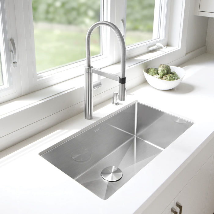 Blanco 515823 Precision R10 32" Super Single Bowl Undermount Stainless Steel Kitchen Sink