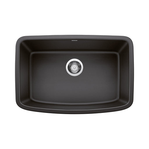 Blanco 442552 Valea SILGRANIT 27" Single Bowl Undermount Kitchen Sink - Anthracite