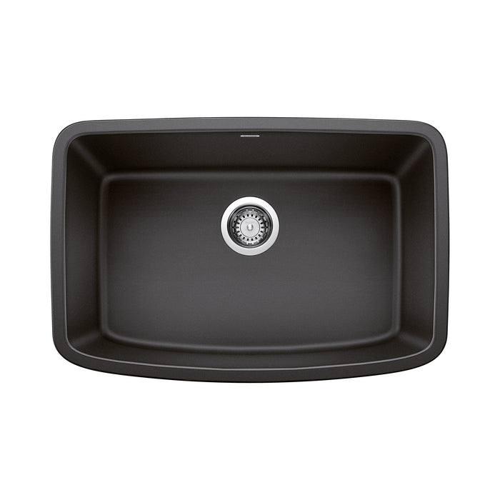 Blanco 442552 Valea SILGRANIT 27" Single Bowl Undermount Kitchen Sink - Anthracite