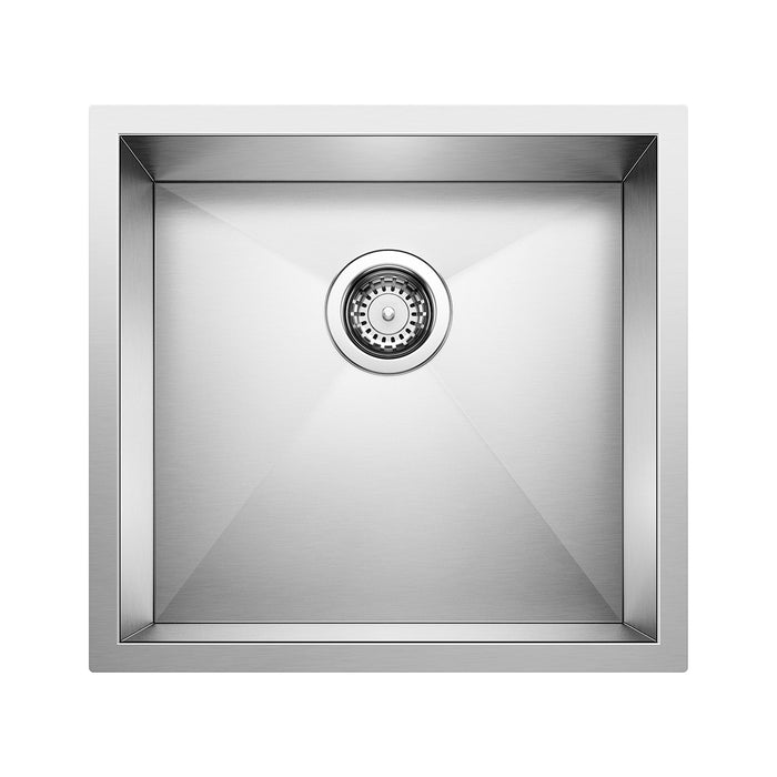 Blanco 516209 Precision R0 19" Single Bowl Undermount Stainless Steel Kitchen Sink