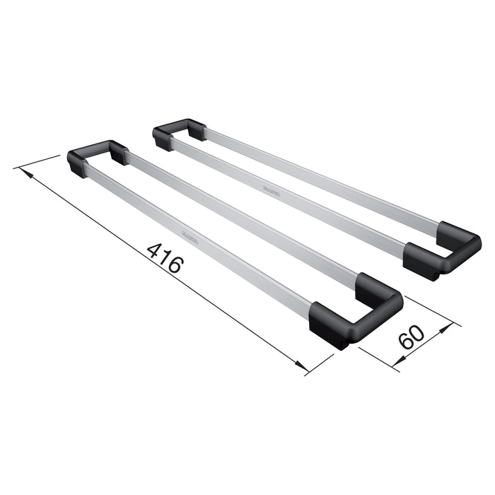 Blanco 235906 Quatrus Ergon Sink Rails - Set of 2