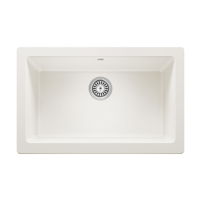 Blanco 526541 Vintera SILGRANIT 30" Single Bowl Apron-Front Farmhouse Sink - White
