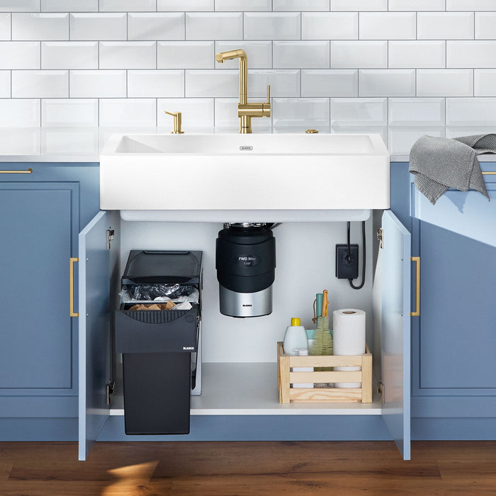 Blanco 526541 Vintera SILGRANIT 30" Single Bowl Apron-Front Farmhouse Sink - White