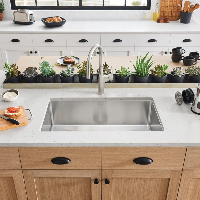 Blanco 524754 Cuvee R15 32" Single Bowl Undermount Stainless Steel Kitchen Sink