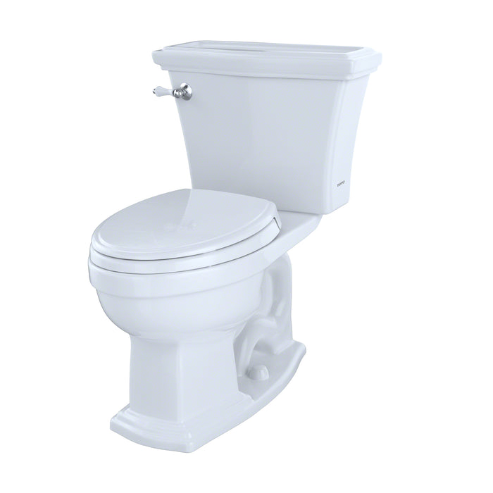 TOTO CST784EF#12 Eco Clayton Two-Piece Elongated 1.28 GPF Universal Height Toilet, Sedona Beige