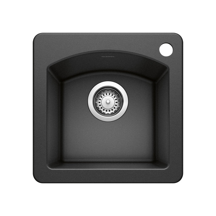 Blanco 440204 Diamond SILGRANIT 15" Dual Mount Bar Sink - Anthracite