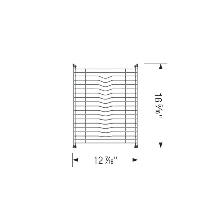 Blanco 236431 Stainless Steel Floating Dish Rack for Select Diamond Sinks
