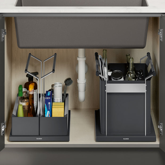 Blanco 527668 Under Kitchen Sink Cabinet Storage Caddy - Double