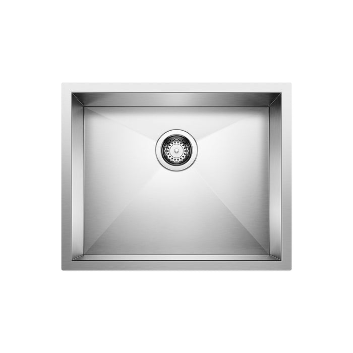 Blanco 443050 Quatrus R0 22" Single Bowl Undermount Stainless Steel Kitchen Sink