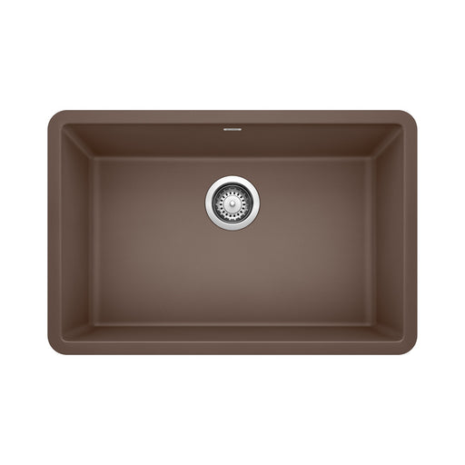 Blanco 522433 Precis SILGRANIT 27" Single Bowl Undermount Kitchen Sink - Cafe