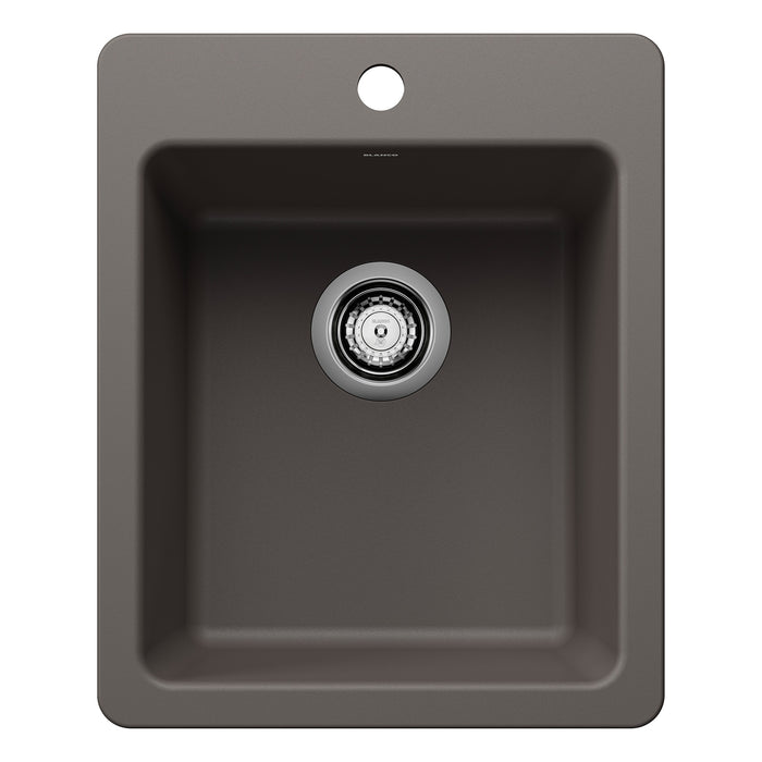 Blanco 443240 Liven SILGRANIT 17" Dual Mount Bar Sink - Volcano Gray