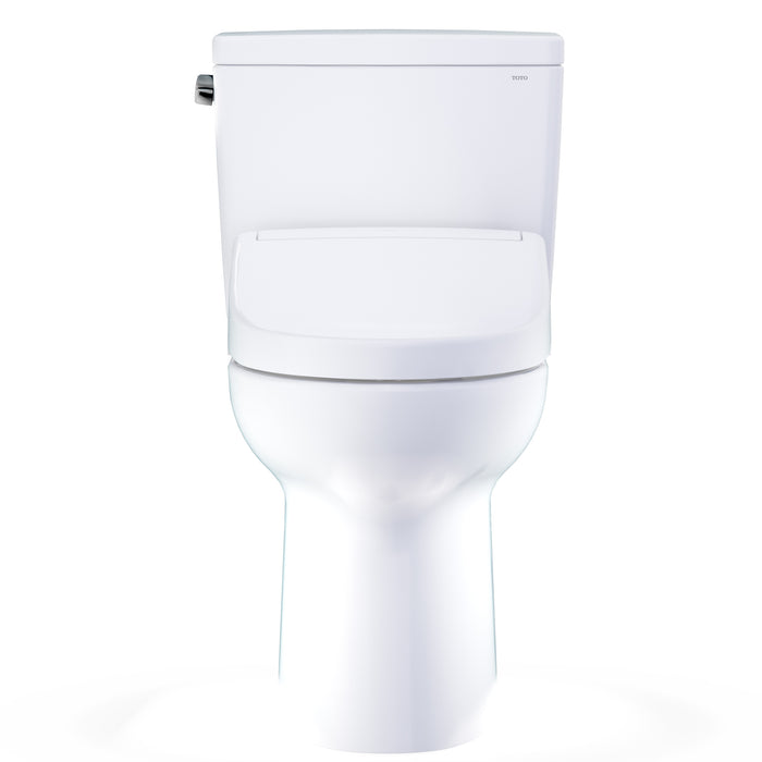 TOTO MW7763446CEFG.10#01 Drake Washlet+ Elongated Universal Height Toilet with S5 Bidet Seat, 10" Rough-In