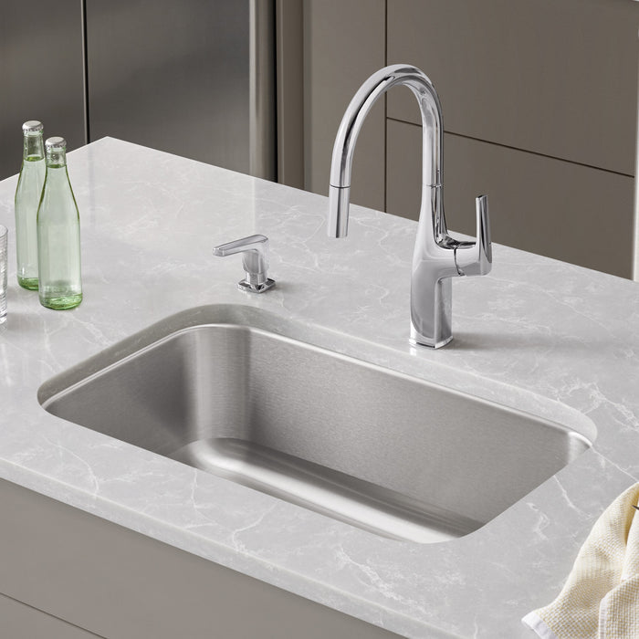 Blanco 442576 Stellar 32" Single Bowl Undermount Stainless Steel Kitchen Sink