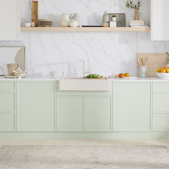 Blanco 527408 Vintera SILGRANIT 30" Single Bowl Apron-Front Farmhouse Sink - Soft White