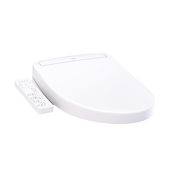 TOTO Washlet S2 Electronic Bidet Toilet Seat with Instantaneous Water Heating, Premist and eWater+ Wand Cleaning, Elongated, Cotton White - SW3346#01