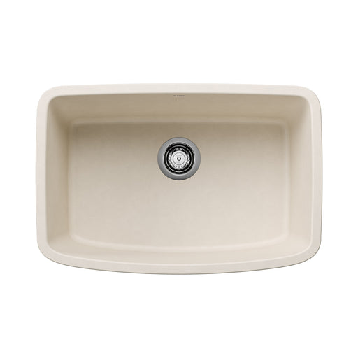 Blanco 443090 Valea SILGRANIT 27" Single Bowl Undermount Kitchen Sink - Soft White