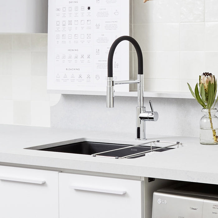 Blanco 402447 Catris Flexo Semi-Pro Pull-Down Dual-Spray Kitchen Faucet - Chrome